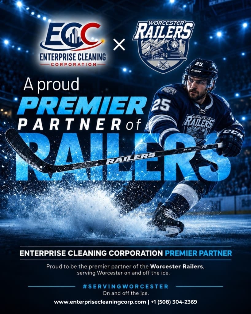 Enterprise Cleaning Corporation - Official Premier Partner of Worcester Railers HC